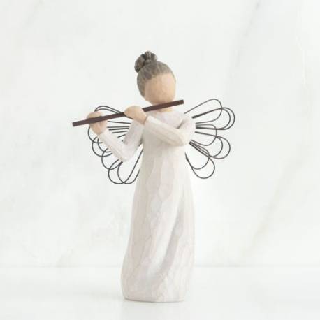 Statuette Willow Tree : Ange Avec Flute 13 Cm - Angel of Harmony