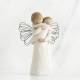 Statuette Willow Tree : Ange Debout Avec Enfant 14 Cm - Angel's Embrace