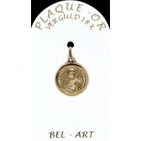 Medaille plaqué-goud - H Theresia - 14 mm 
