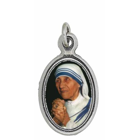 Medaille 15 mm Ov - Moeder Teresa 