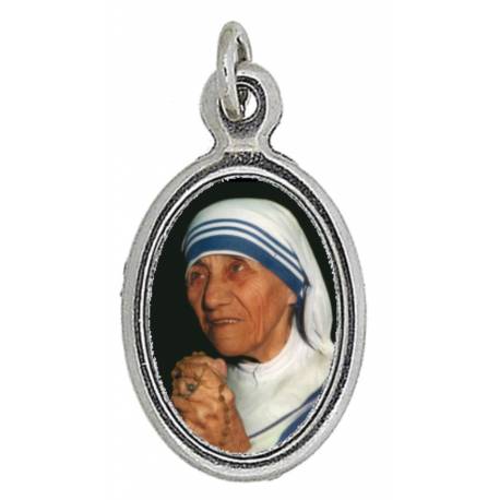 Medaille 25 mm Ov - Moeder Teresa 