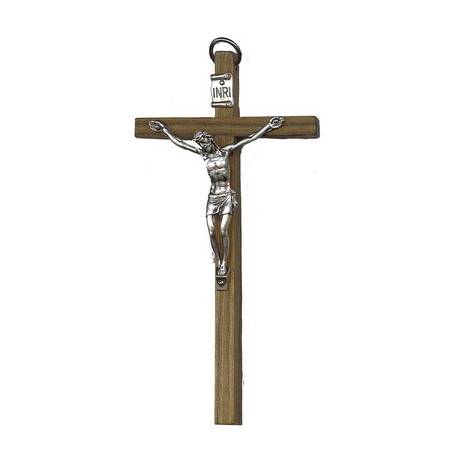Kruisbeeld - 12 cm - Hout 