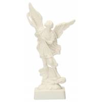 Beeld 12 cm - Alabaster - Heilige Michael 