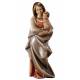 Statue Vierge Marie moderne en bois - 20 cm - couleur