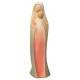 Statue Vierge Marie avec enfant en bois - 20 cm - finition couleur