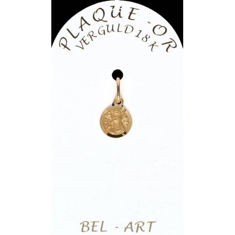 Médaille plaqué-or - Ste Rita - 8 mm