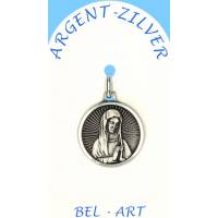Medaille Zilver O.L.V. biddend 18 mm 