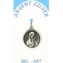 Médaille Argent Vierge priante 18 mm