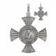 Croix de Sauvegarde St Antoine - 30 X 30 mm - Mét. Agté