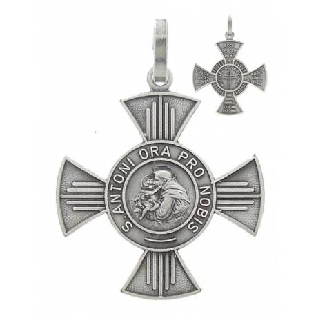 Croix de Sauvegarde St Antoine - 30 X 30 mm - Mét. Agté