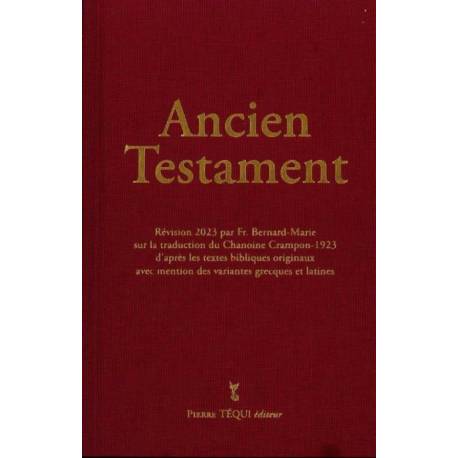 Ancien Testament - Crampon