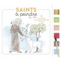 Saints à peindre - 12 cartes pinceau et peinture inclus 