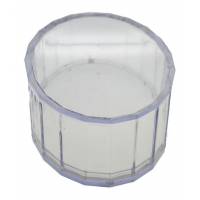 Boîte Plexi Transparent - Ovale - 8 X 6 X 3 cm