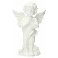 Engel biddend staand Ht 18 cm 