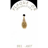 Médaille plaqué-or - Miraculeuse - 9 mm