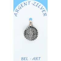 Médaille Argent - Scapulaire - 14 mm