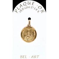 Médaille plaqué-or - Ste Rita - 16 mm