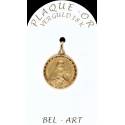 Medaille plaqué-goud - H Theresia - 16 mm 