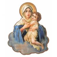 Plaque Magnétique - Vierge et Enfant