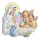 Plaque Magnétique - Vierge + 2 Anges + Enfant