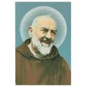 Carte Postale 15 x 10 cm Saint Padre Pio "or"