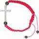 Bracelet sur corde - 2 couleurs assortis - croix en zircon