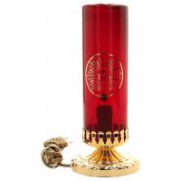 Lampe de Sanctuaire - H 20 cm / Verre rouge ( A poser )