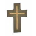 Kruis - verheerlijkt Christus - Pebble - 11x7.5 cm 