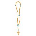 Blue Heart Rosary ongeveer 28 cm 