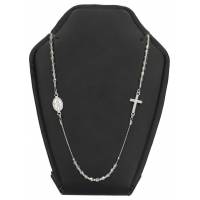 Collier-Chapelet Swarovsky Blanc
