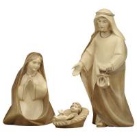 Hl Familie 16 Cm Kleuren hout 