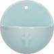 Benitier Ceramique 10 Cm bleu clair avec croix