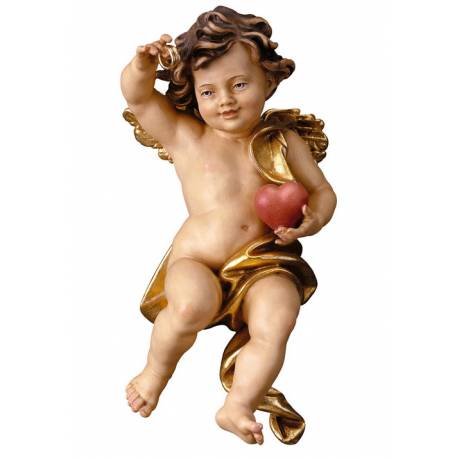 Houtsnijwerk Engel 15 Cm Gekleurd 