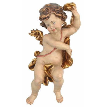 Houtsnijwerk Engel 20 Cm Gekleurd 