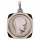 Médaille 15 X 15 mm - Vierge - Métal Argenté