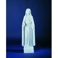 Fatima 97 cm - "Marbre" Blanc