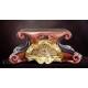 Bois Sculpté Socle Sur Pied pour statue de 20 cm Couleur