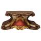 Console à poser en bois polychomré pour statue de 30 cm