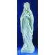 N.D. de Lourdes - 40 cm - "marbre" blanc