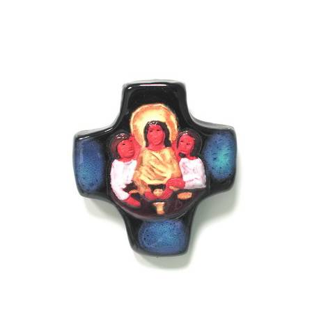 Kruisje Keramiek 8.5 X 8 Cm Emmaus 