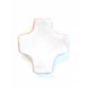 Croix Céramique - 9 X 8 cm - Blanc