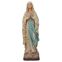 Beeld 25 Cm Lourdes Gekleurd / Houtsnijwerk 