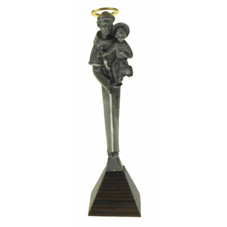 Mini-Statue + Aimant - St Antoine / Base Bois