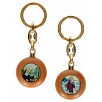 Porte-Clefs Ste Rita / St Christophe Olivier 90 X 30 Mm