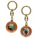 Porte-Clefs Ste Rita / St Christophe Olivier 90 X 30 Mm