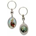 Porte-Clefs St Christophe / Ste Rita 90 X 25 mm