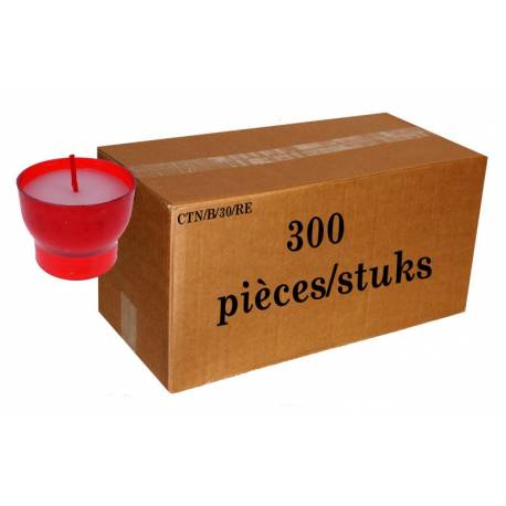Godets d'offrande - 300 / boite - rouge