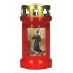 Kaars 3D / KK / rood / H Gerardus 