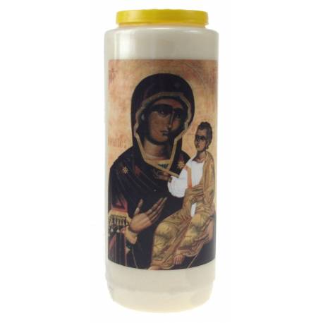 Noveenkaars / wit / Porta Caeli 