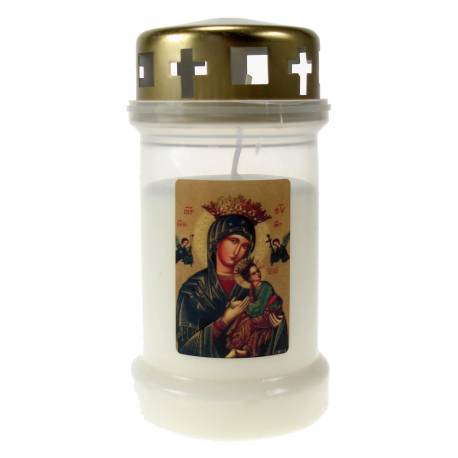 Bougie 3J / CD / blanc / Perpétuel Secours